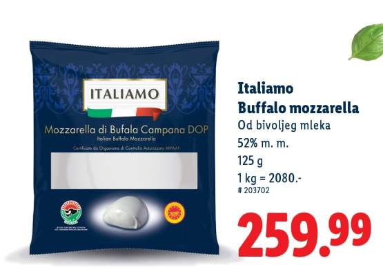 Italiamo Buffalo mozzarella