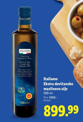 Italimo Ekstra devičansko maslinovo ulje