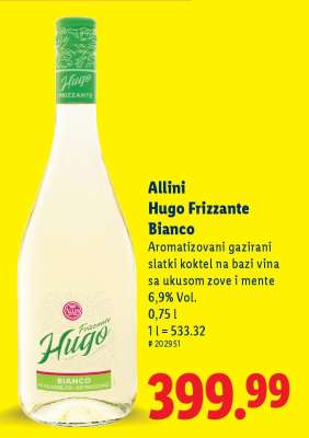 ALLINI Hugo Frizzante Bianco