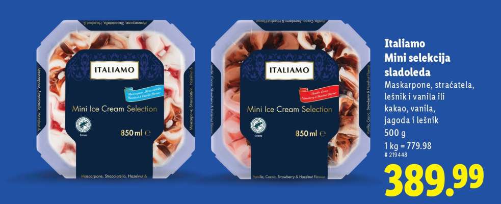 Italiamo Mini selekcija sladoleda