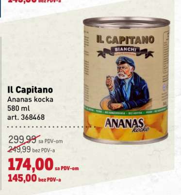 Il Capitano Ananas kocka