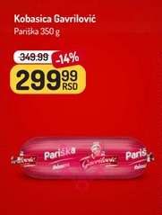 Kobasica Gavrilović Pariška 350 g