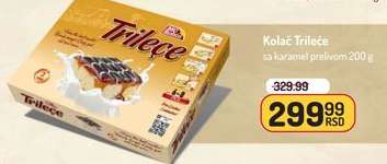 Kolač Trileće sa karamel prelivom 200 g