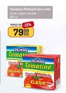 Tomatino Polimark dve vrste