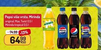 Pepsi více druhů, Mirinda