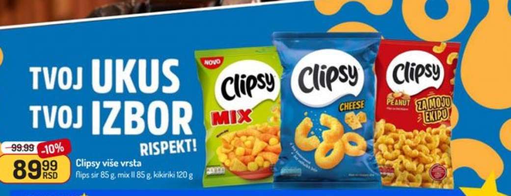 Clipsy više vrsta
