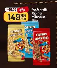 Wafer Rolls Cipiripi