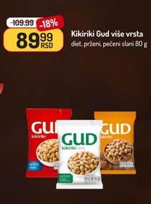 Kikiriki Gud više vrsta
