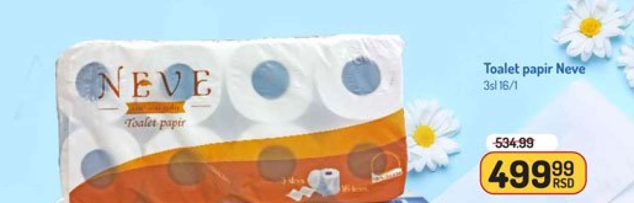 Toalet papir Neve