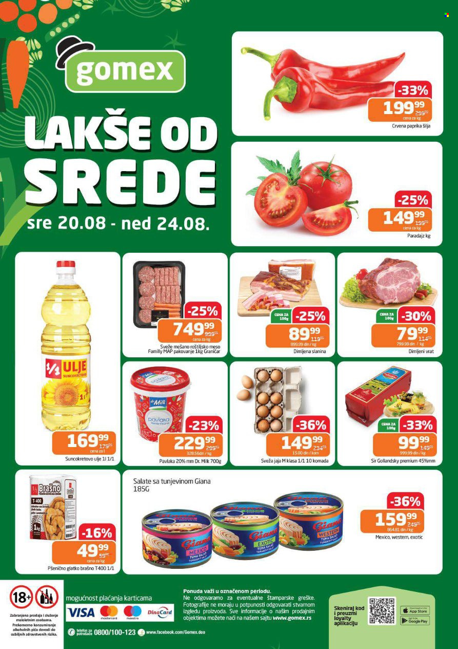 Gomex katalog - 20.08.2025 - 24.08.2025. Stranica 1