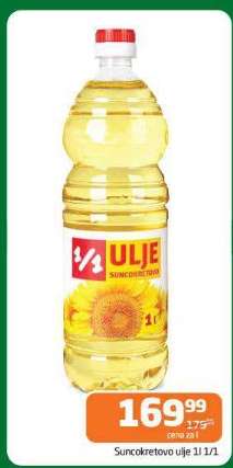 Suncokretovo ulje 1l 1/1