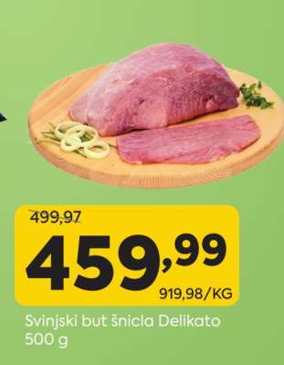 Svinjski but šnicla Delikato