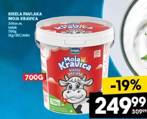 Kisela pavlaka Moja kravica