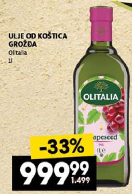 ULJE OD KOŠTICA GROŽĐA