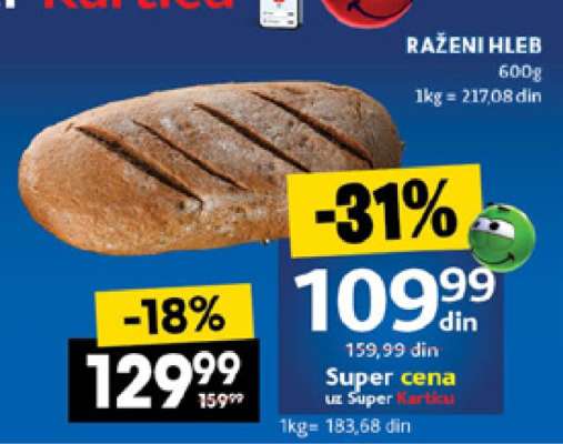 raženi hleb
