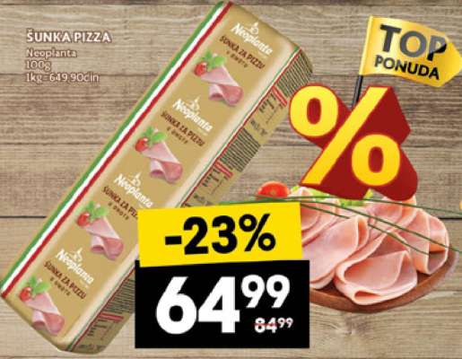 ŠUNKA PIZZA