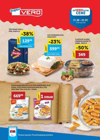 SuperVERO katalog - 21.08.2025 - 03.09.2025.