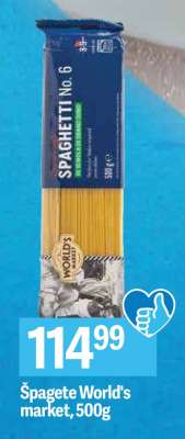Špagete World's market, 500g