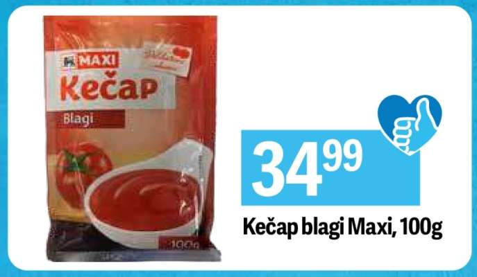 Kečap blagi Maxi, 100g