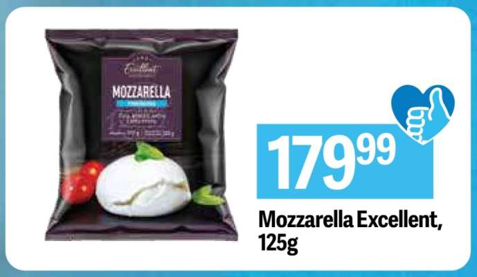 Mozzarella Excellent, 125g