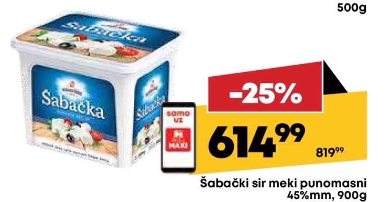 Šabački sir meki punomasni