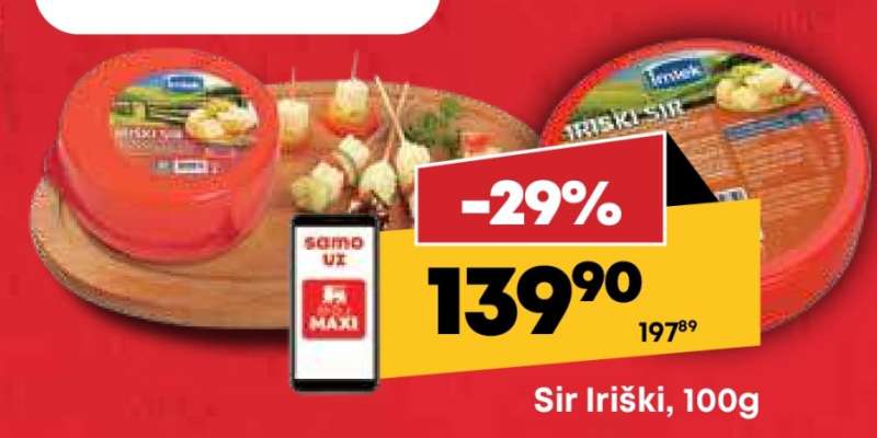 Sir Iriški 100g