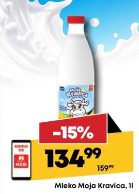 Mleko Moja Kravica, 1l