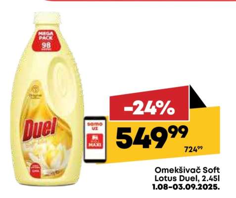Omekšivač Soft Lotus Duel, 2.45l
