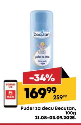 Puder za decu Becutan