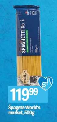 Špagete World's market, 500g