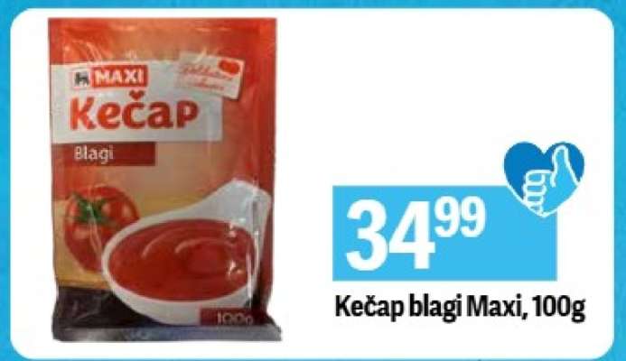 Kečap blagi Maxi, 100g