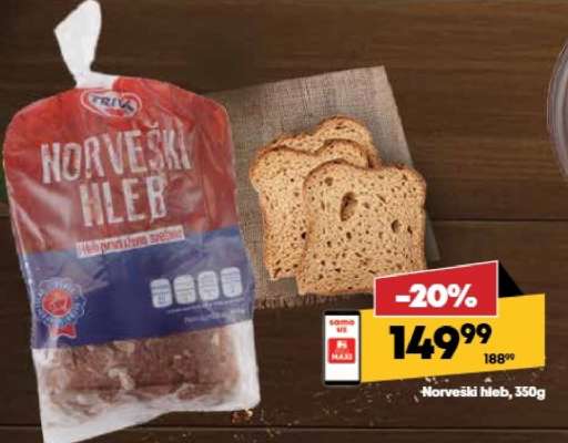 Norveški hleb 350g