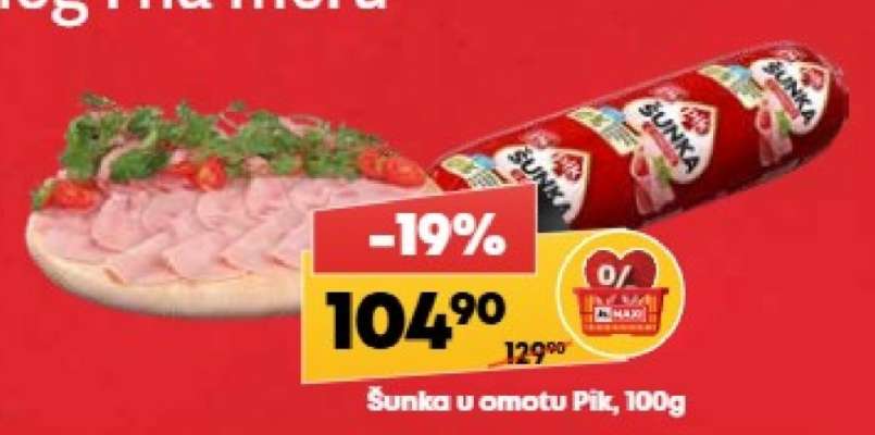 Šunka u omotu Pik 100g