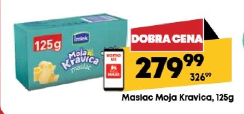 Maslac Moja Kravica 125g