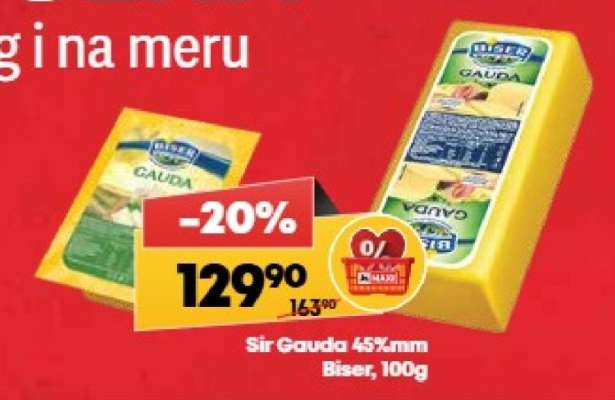 Sir Gauda 45%mm Biser, 100g