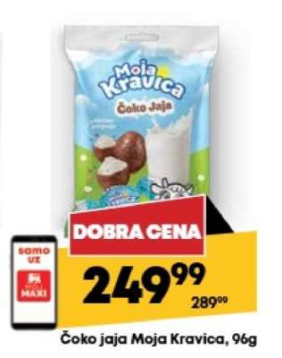 Čoko jaja Moja Kravica, 96g