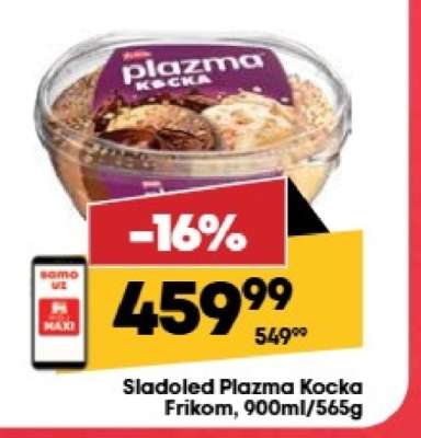 Sladoled Plazma kocka