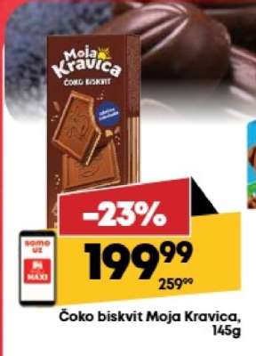 Čoko biskvit Moja Kravica, 145g