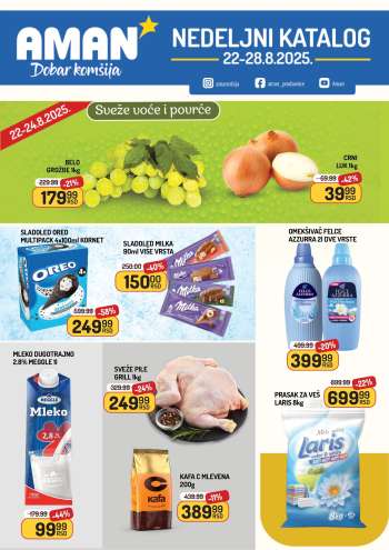 Aman katalog - 22.08.2025 - 28.08.2025.