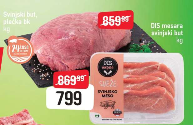 Svinjski but, plećka bk