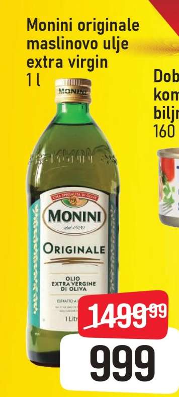Monini originale maslinovo ulje extra virgin