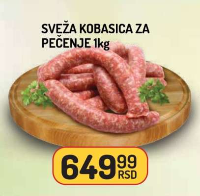 SVEŽA KOBASICA ZA PEČENJE 1kg