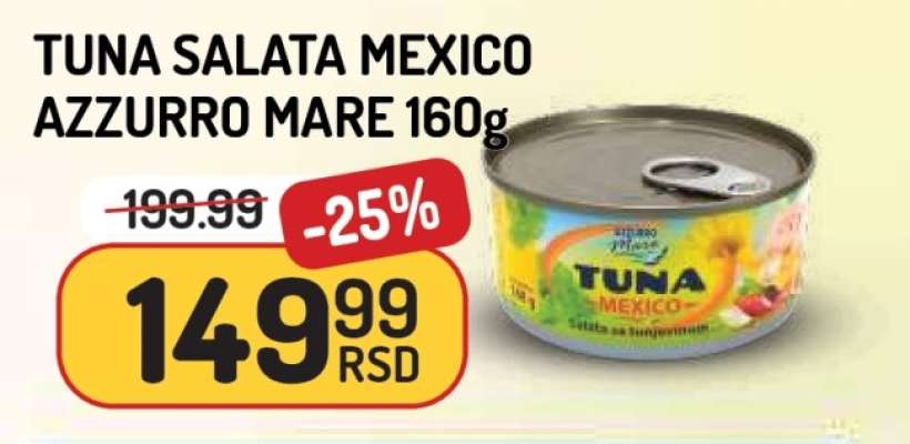 Tuna Salata Mexico Azzurro Mare 160g