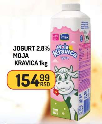 Jogurt 2.8% Moja kravica 1kg