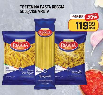TESTENINA PASTA REGGIA 500g VIŠE VRSTA