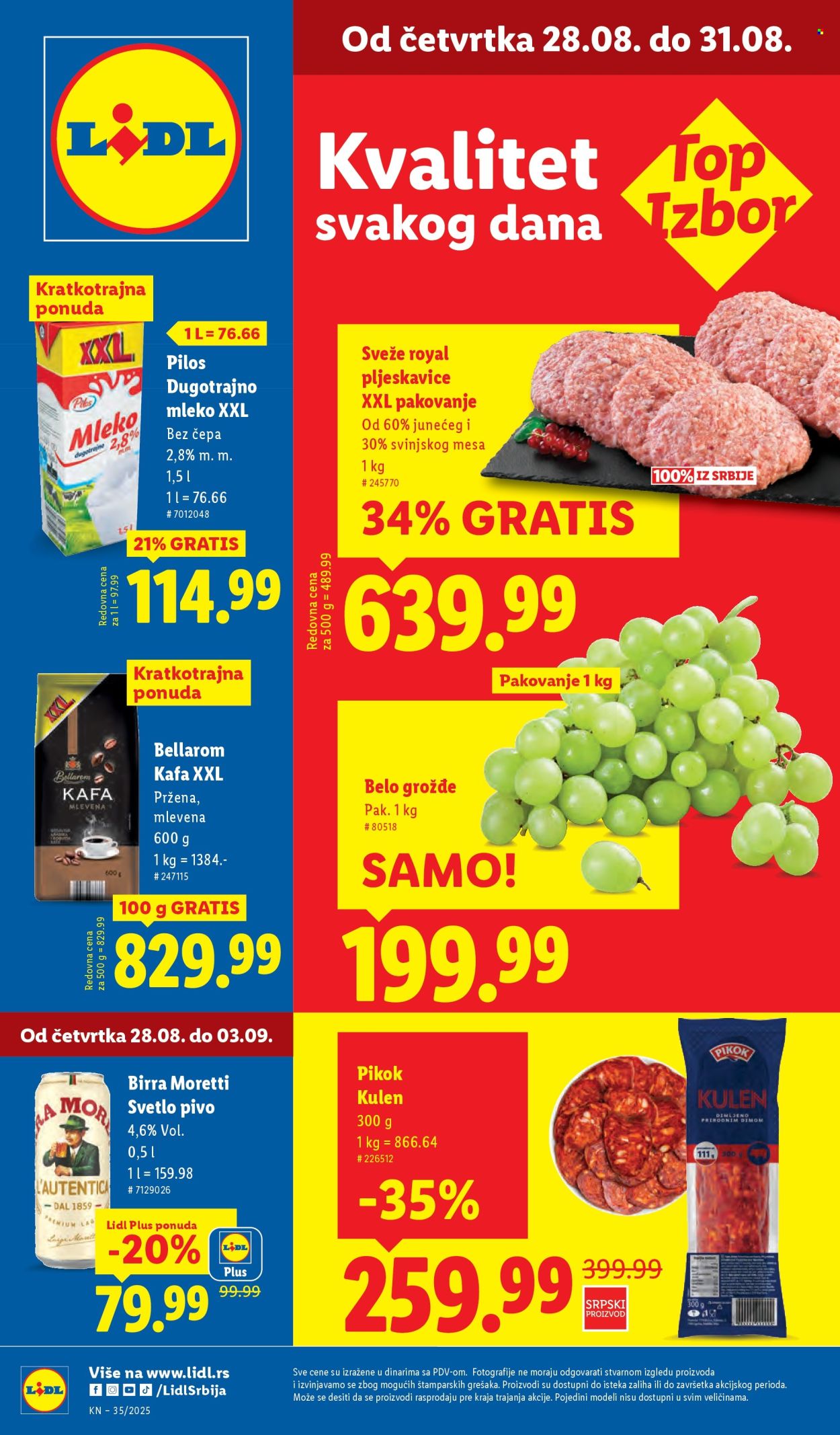 Lidl katalog - 28.08.2025 - 03.09.2025. Stranica 1