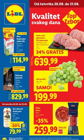 Lidl katalog - 28.08.2025 - 03.09.2025.