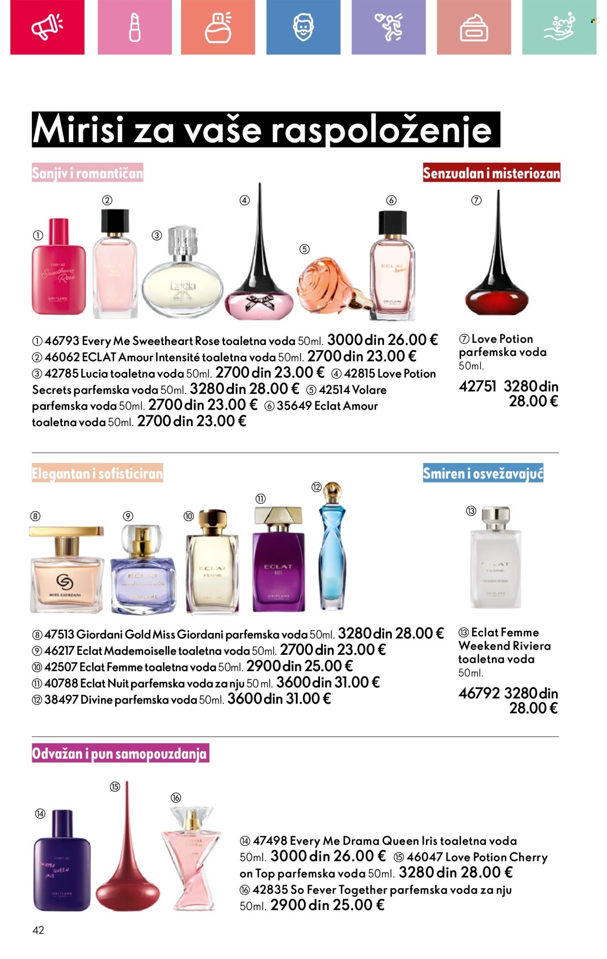 Oriflame katalog - 24.08.2025 - 13.09.2025. Stranica 42