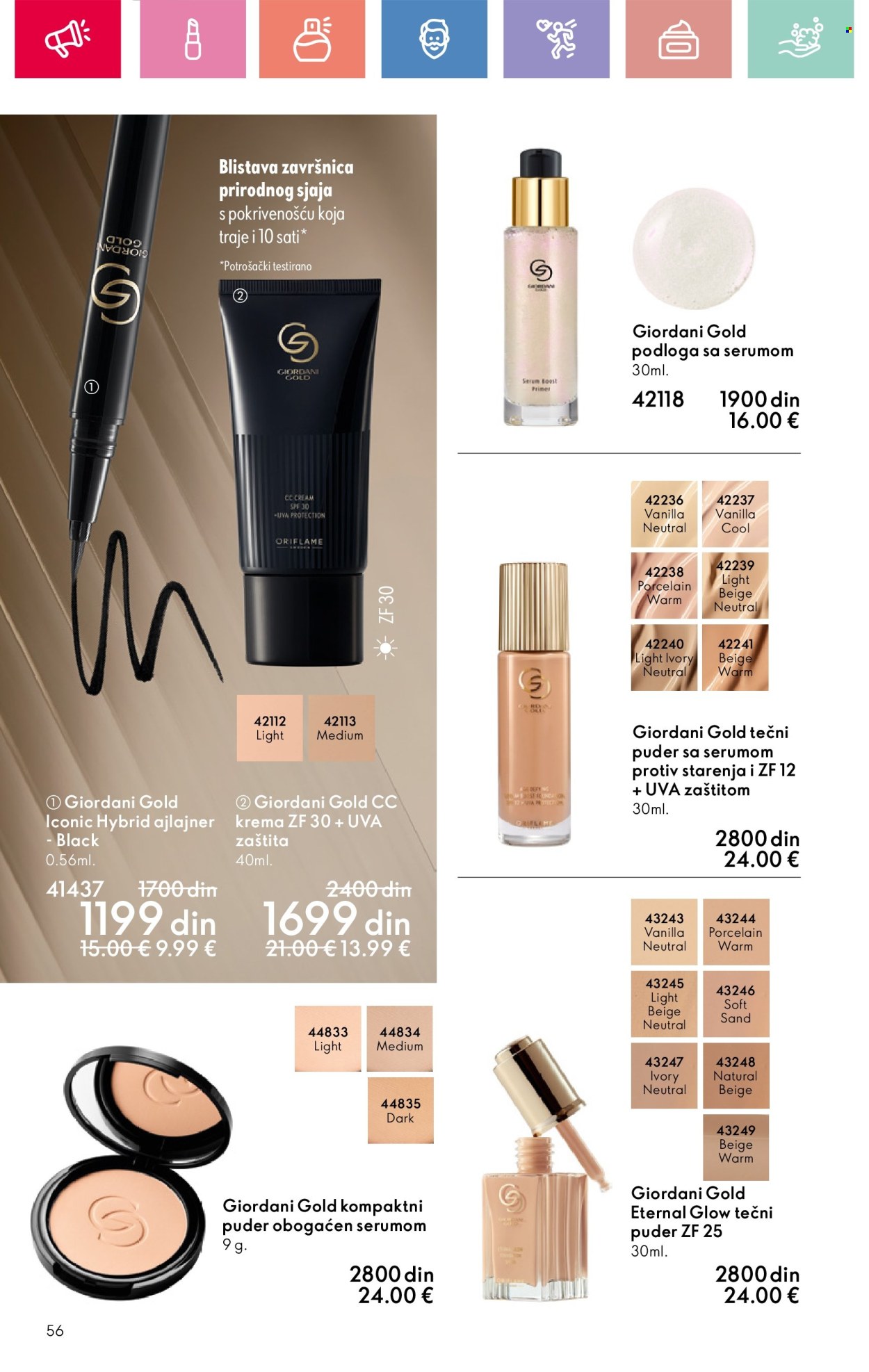 Oriflame katalog - 24.08.2025 - 13.09.2025. Stranica 56