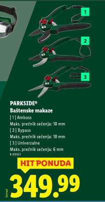 PARKSIDE Baštenske makaze